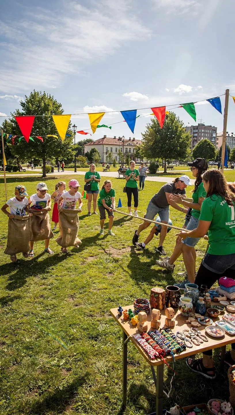 Interactive games planning for community gatherings